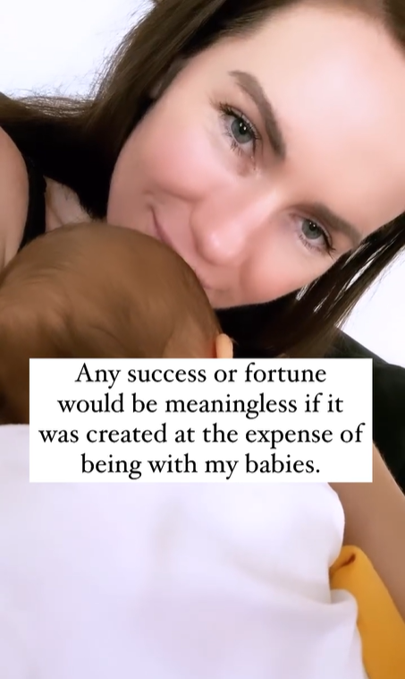 Image of woman holding her baby